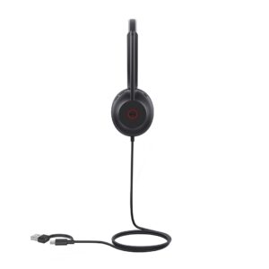 Yealink UH35 Mono Teams USB-C/A Laisvų rankų įranga Vielinis Su lankeliu Skambučiai / muzika USB Type-C / USB Type-A Juoda - Image 2