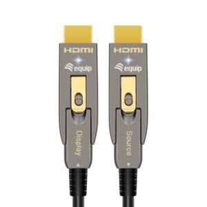 Equip 119412 HDMI kabelis 15 m HDMI Type-A/HDMI Type-D Juoda - Image 1