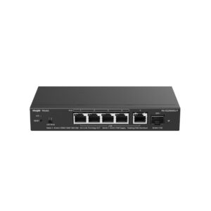 Ruijie Networks RG-ES206MG-P tinklo komutatorius Valdomas L2 2.5G Ethernet (100/1000/2500) Maitinimas per Eternetą (PoE) Stalinis / tvirtinamas prie sienos Juoda - Image 3