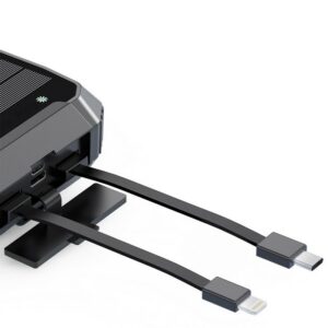 PowerNeed S20000Q mobiliojo įrenginio kroviklis Universalus Juoda Lightning, Saulinis, USB Belaidis įkrovimas Spartusis įkrovimas Lauke - Image 3