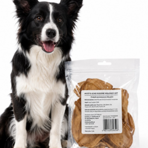 PETITTO Dried beef ear Mono - skanėstas šuniui - 5 vnt. - Image 2