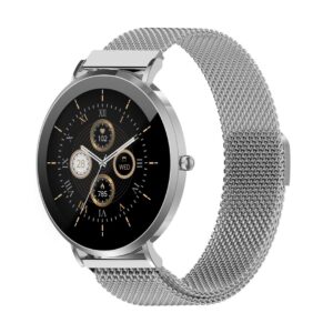 Denver SWC-394S 3,35 cm (1.32") AMOLED 43 mm Analoginis 466 x 466 pikseliai Sidabras