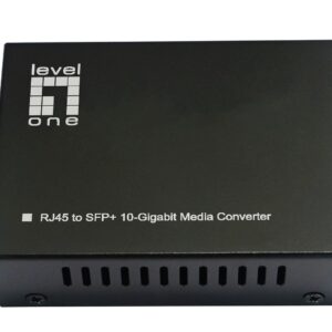 LevelOne GVT-2051 tinklo medijos keitiklis 10000 Mbit/ai Juoda - Image 3