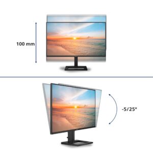 Philips 1000 series 27E1N1600AE/00 kompiuterio monitorius 68,6 cm (27") 2560 x 1440 pikseliai Quad HD LCD Juoda