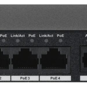 Dahua Technology PFS3006-4ET-60 Ne-valdomas L2 Fast Ethernet (10/100) Maitinimas per Eternetą (PoE) Juoda - Image 2