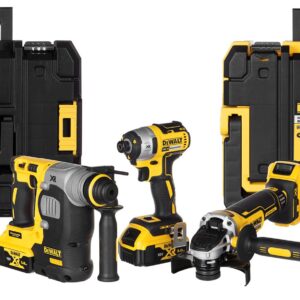 GALVANINIŲ ĮRANKIŲ RINKINYS COMBO DEWALT DCK305P3T (DCF887+DCH273+DCG405)