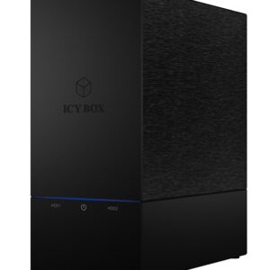 ICY BOX IB-RD3621U3 HDD / SSD aptvaras Juoda 3.5"