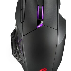 ASUS ROG Spatha X kompiuterio pelė Žaidimams Dešinės rankos RF Wireless + USB Type-C Optinis 19000 DPI - Image 1