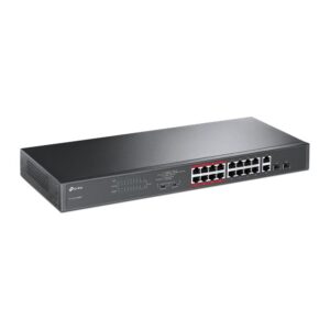 TP-Link TL-SL1218MP tinklo komutatorius Ne-valdomas Fast Ethernet (10/100) Maitinimas per Eternetą (PoE) Juoda - Image 2