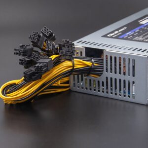 Qoltec 50349 PCI-E 1800W maitinimo šaltinis | 80 Plus Platinum | Žaidimų miner - Image 2