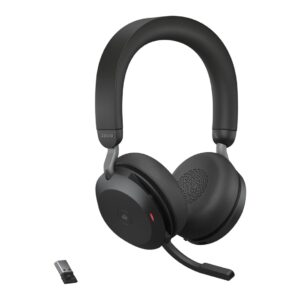 Jabra Evolve2 75 Laisvų rankų įranga Bevielis Su lankeliu Biuras / skambučių centras Bluetooth Įkrovimo stovas Juoda - Image 3