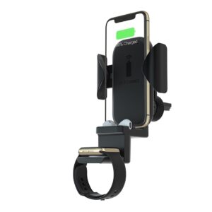 Terratec ChargeAir All Car Aktyvus laikiklis Mobilusis telefonas / išmanusis, Išmanusis laikrodis Juoda - Image 2