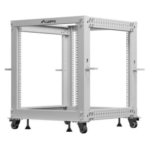 ATVIRAS RACK 19" 12U 600X600-1100 REGULIUOJAMAS PILKAS LANBERG