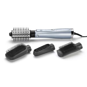 BaByliss Hydro-Fusion Hydro Fusion Smooth & Shape Karšto oro šepetys Šiltas Pilka, Sidabras 1000 W 2,5 m - Image 2