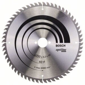 Bosch 2 608 640 729 diskinio pjūklo ašmenys 25 cm 1 vnt