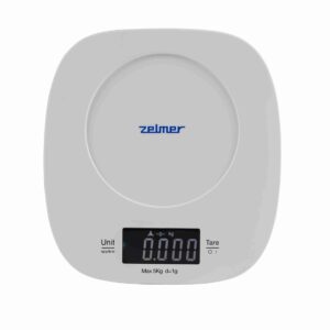 Zelmer ZKS1450 virtuvinės svarstyklės Balta Stalviršis Kvadratas Elektroninės virtuvinės svarstyklės - Image 2
