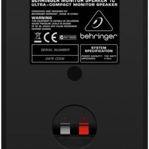 Behringer 1C-BK garso kolonėlė 2 krypčių Juoda Vielinis 100 W - Image 3
