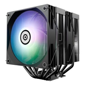 Enermax ETS-TD60D-ARGB Kompiuterio aušinimo sistema Procesorius Orinis aušintuvas 12 cm Juoda