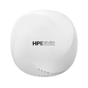 HPE Aruba Networking AP-615-RW Dual Radio Tri Band 2x2 Wi-Fi 6E Int Antennas Campus AP 2400 Mbit/ai Balta Maitinimas per Eternetą (PoE)