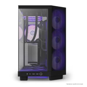 NZXT H6 Flow RGB „Midi Tower“ Juoda - Image 3