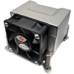 Inter-Tech Q-5 Procesorius Radiatorius 6 cm Juoda, Sidabras 1 vnt