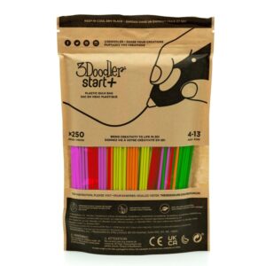 3Doodler Filament Start+ 250 neonrot neonorange neongruen neongelb neonpink""Neon Kompostuojamas plastikas Fluorescencinė žalia, Fluorescencinė oranžinė, Fluorescencinė rožinė, Fluorescencinė raudona, Švytinti geltona 1 g - Image 2