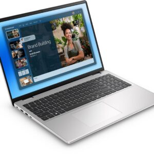 DELL DC16251 Intel Core 7 150U Knyginis kompiuteris 40,6 cm (16") Full HD+ 16 GB DDR5-SDRAM 512 GB SSD Wi-Fi 6 (802.11ax) Windows 11 Pro Platina, Sidabras - Image 2