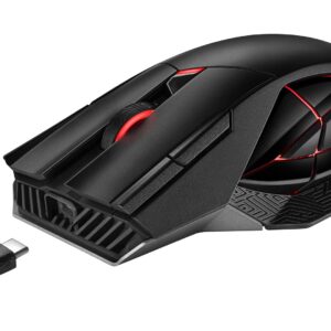 ASUS ROG Spatha X kompiuterio pelė Žaidimams Dešinės rankos RF Wireless + USB Type-C Optinis 19000 DPI - Image 3