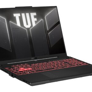 ASUS TUF Gaming A16 FA607NUG-WH73 AMD Ryzen™ 7 7445HS Knyginis kompiuteris 40,6 cm (16") Full HD+ 16 GB DDR5-SDRAM 512 GB SSD NVIDIA GeForce RTX 4050 Wi-Fi 6 (802.11ax) Windows 11 Home Pilka - Image 3