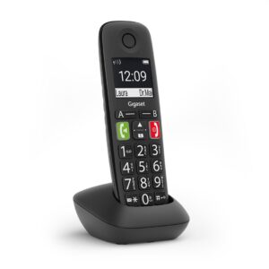 Gigaset E290HX Analoginio ryšio / DECT telefonas Skambintojo ID Juoda - Image 1