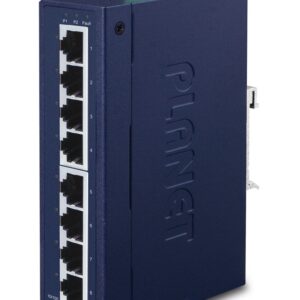 PLANET ISW-801T tinklo komutatorius Ne-valdomas L2 Fast Ethernet (10/100) Mėlyna
