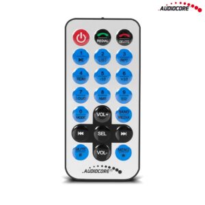 AUDIOCORE AC9900 "Bluetooth" automobilinė stereo multimedija 1-Din + nuotolinio valdymo pultas FM radijas MP3 AUX USB TF kortelė - Image 2