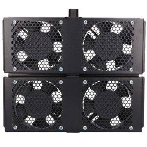 Extralink 4 WAY FAN UNIT WITH 2M EU PLUG Aušinamasis ventiliatorius - Image 2