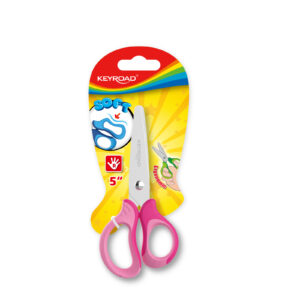 Vaikiškos žirklės 13cm, minkštos, ergonomiškos rankenos - Image 3