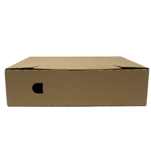 Archyvinė dėžė College A4 8cm, su dangčiu, rudos spalvos - Image 2