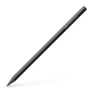 *Pieštukas Faber-Castell GRIP, B, be trintuko, padrožtas, juodos spalvos korpusas