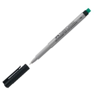Rašiklis nepermanentinis Faber-Castell MULTIMARK F, 0,6mm, su trintuku, juodos spalvos