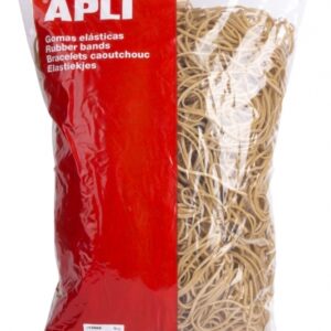 Gumelės Apli, 120x2mm, 1kg, natūralios spalvos
