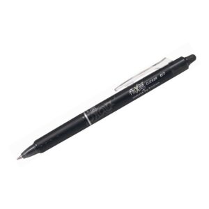Automatinis tušinukas Pilot Frixion Clicker, gelinis, 0,7mm, su trintuku, juodos spalvos