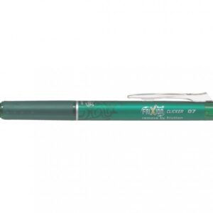 Automatinis tušinukas Pilot Frixion Clicker, gelinis, 0.7mm, su trintuku, žalios spalvos