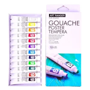 Guašas Art Rangers 12 spalvų 12 ml tūbelėje