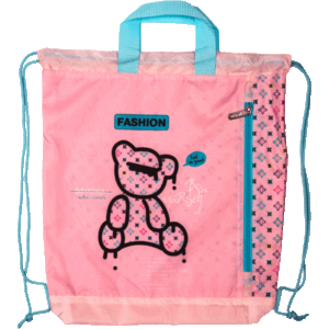 Maišelis sportinei aprangai DeVente, Fashion Bear 38x43x9cm - Image 2