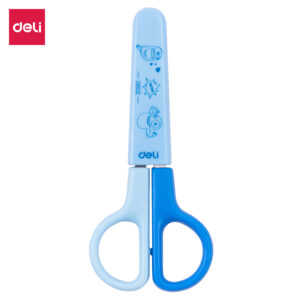 Žirklės vaikiškos DELI 120 mm, su apsauginiu dėklu - Image 4