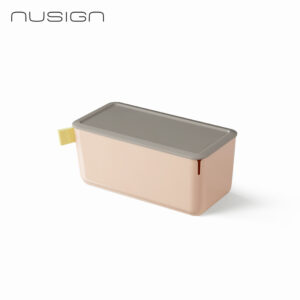 Daiktadėžė Nusign 212x105x93,5 mm, rožinės spalvos