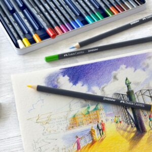 Spalvoti pieštukai Faber-Castell Goldfaber Creative Studio 12 spalvų - Image 3