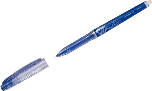 Gelinis rašiklis Pilot Frixion Point, 0,5mm, su trintuku, mėlynos spalvos