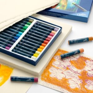 Aliejinės kreidelės Faber-Castell Gofa, 12 spalvų - Image 2