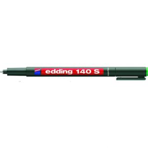 Permanentinis žymeklis-rašiklis Edding 140S OHP, apvaliu galiuku, 0.3mm, žalios spalvos