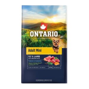 Ontario Adult Mini Lamb & Brown Rice 0,75kg