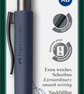 Automatinis tušinukas Faber-Castell PolyBall, XB, 0.6mm, tamsiai mėlynos spalvos - Image 2